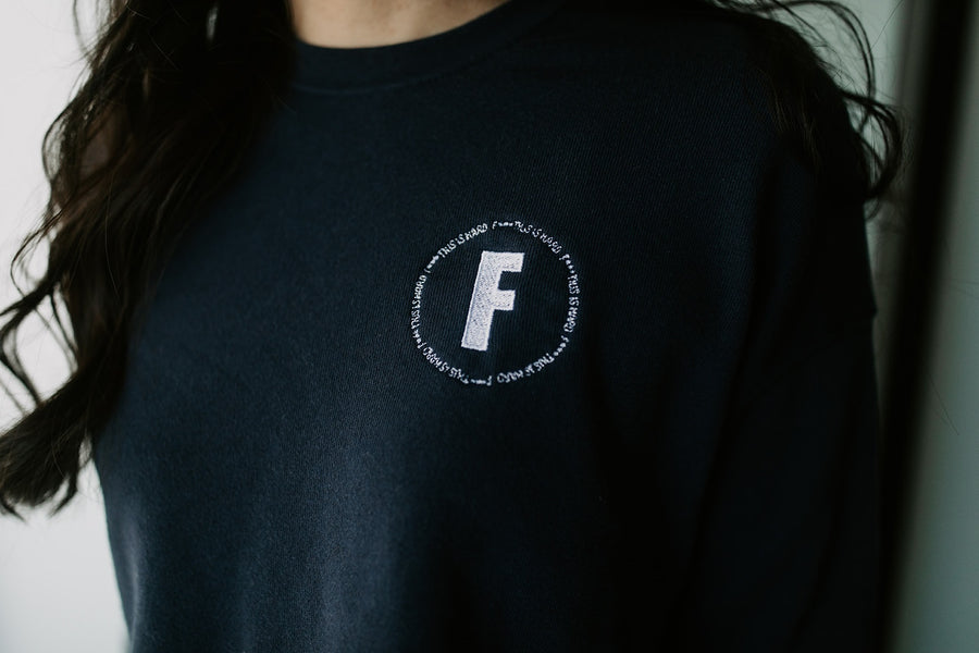 F*** Logo Crop Sweatshirt